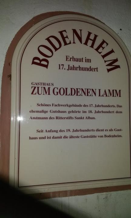 Zum Goldenen Lamm